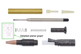 Eagle Click Pen Kit - Gun Metal