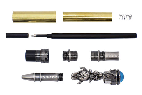 Turtle Rollerball Pen Kit - Gun Polish