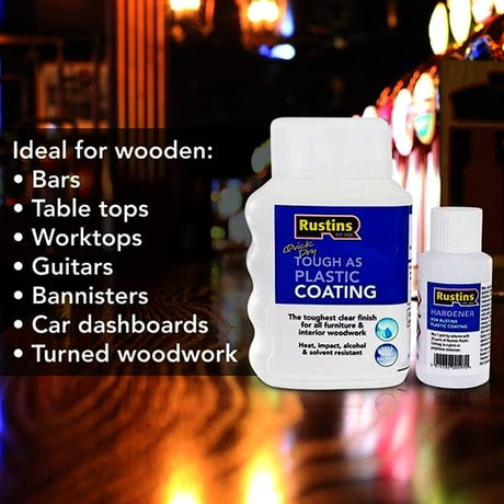 New Tough As Plastic Coating & Hardener Pack 250ml