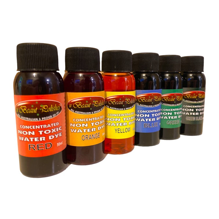 Water Dye Non Toxic - Pack of 6