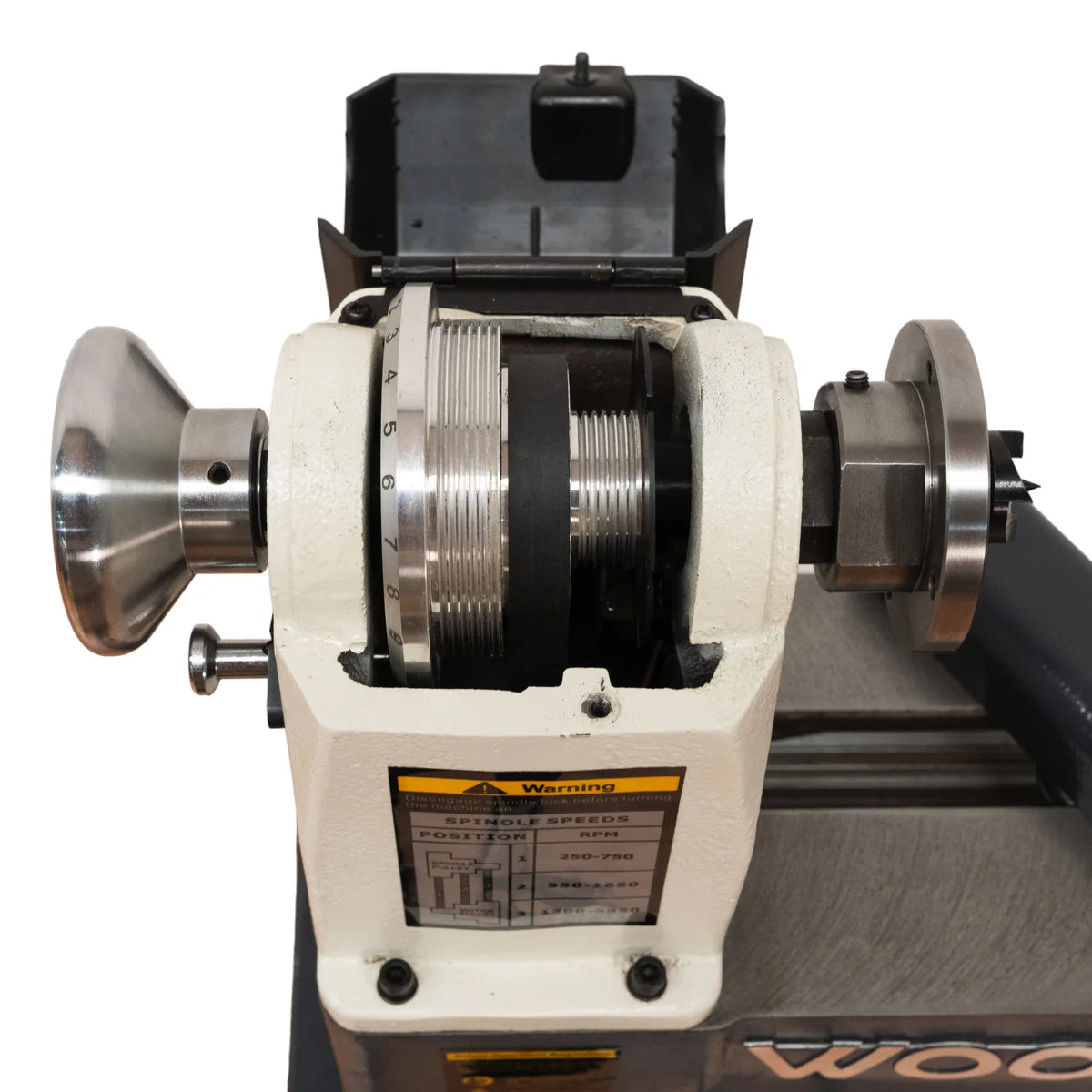 Woodfast 318mm (12") Swing x 508mm (20") Between Centres 0.75HP 240V Super Heavy Wood Lathe WL1220A
