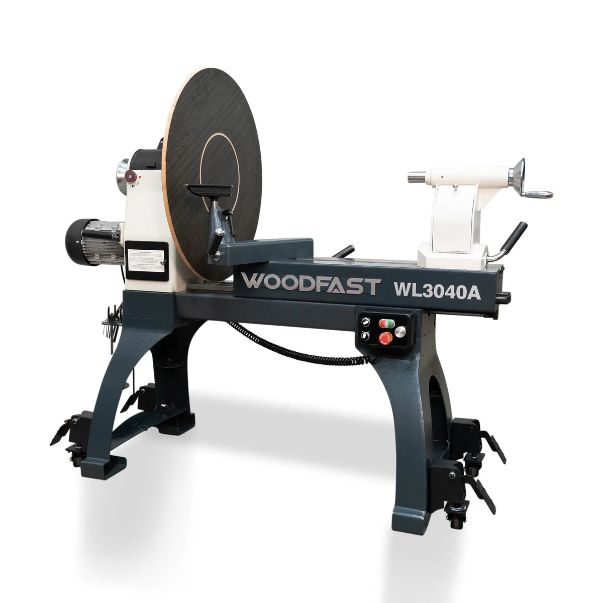 Woodfast 762mm (30") Swing x 1060mm (40") Between Centres Super Heavy Duty Wood Lathe 3HP