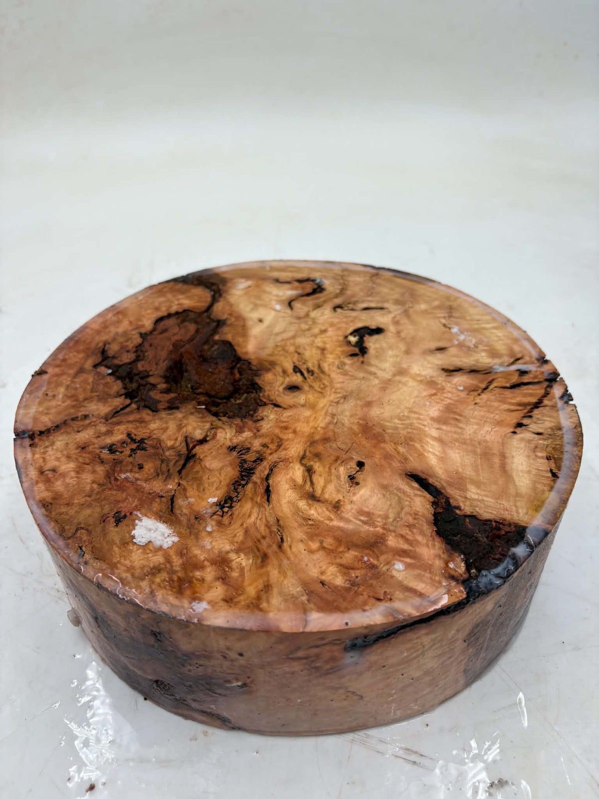 Manna Gum Burl Bowl Blank 220 x 70mm