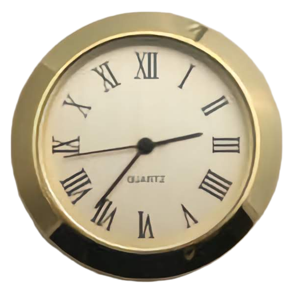 Clock 36mm Gold Roman
