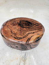 Forest Red Gum Burl Bowl Blank 220x220x50mm
