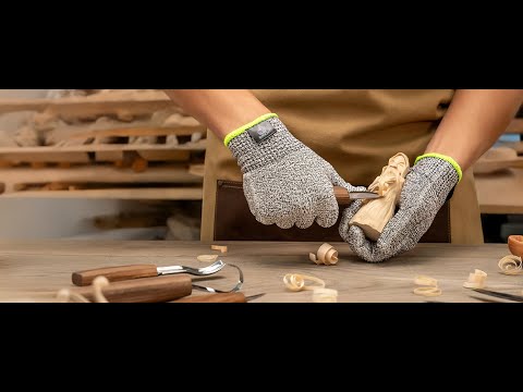 CRG – Cut-Resistant Wood Carving Gloves  Small