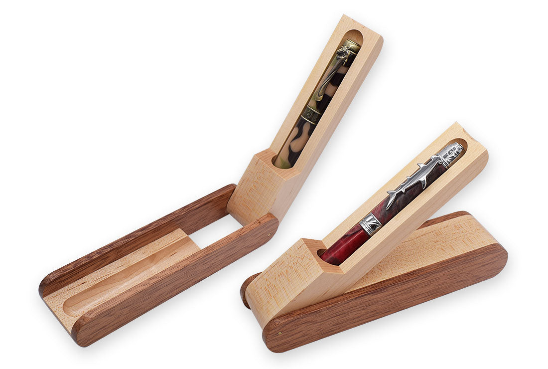Maple/Rosewood Flip Pen Box