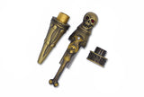 Antique Bronze Polish Pirate Skull Twist Pen