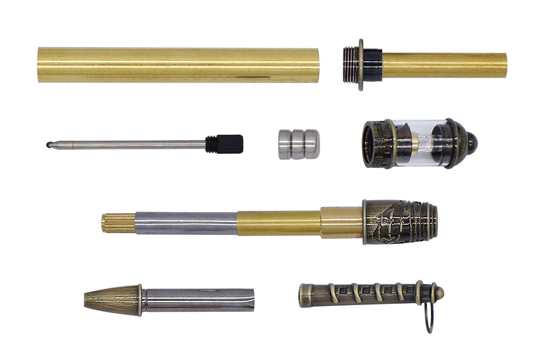 Lighthouse Pen Kit Antique Bronze Polish Pop's Shed