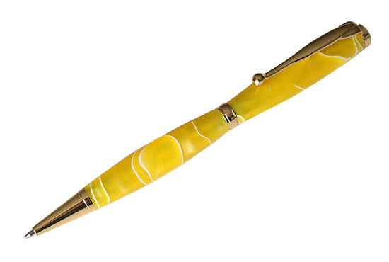 Fancy Slimline Pens - Gold Pack of 10