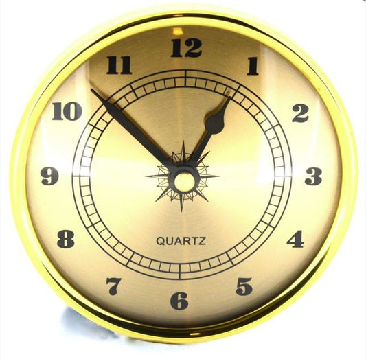 Clock 85mm Gold Arabic
